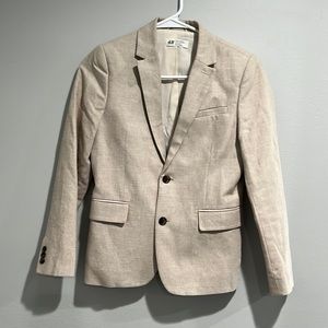 H&M tan blazer size 10-11